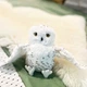 Игрушка на руку для кукольного театра 20 см Сова, Белая - изображение 2