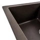 Гранітна мийка для кухні Valeso Toskana 780x500W врізна, прямокутна, темна скеля матова (SP000047524) - зображення 5