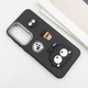Чехол Накладка CaseIT Leather Toys для Samsung Galaxy A36 5G / A56 5G Monster / Black - изображение 2