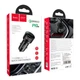 АЗУ Hoco Z42 Light road dual port digital display PD20W+QC3.0 car charger Black - изображение 3