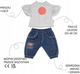 Набір аксесуарів для ляльок Skrallan Jeans and Top 13232300 (7315621323234) - зображення 3