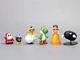 Набір Фігурок Супер Маріо Super Mario Bros Луїджі Йоші Жаба Ослик Luigi Yoshi Toad Donkey 18 шт герої гри 3-7 см - зображення 7