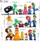Набір Фігурок Супер Маріо Super Mario Bros Луїджі Йоші Жаба Ослик Luigi Yoshi Toad Donkey 18 шт герої гри 3-7 см - зображення 10