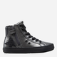 Sneakersy młodzieżowe dziewczęce wysokie Geox J Kalispera G.A J044GA-000NF-C9002 35 Ciemnoszare - obraz 1