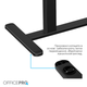 Приставной стол с регулировкой высоты и наклона столешницы OfficePro ODM405B Black - изображение 8