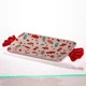 Блюдо сервировочное Merry Christmas 35x12.5 см прямоугольное фарфоровое с ручками Yiwu CR-1-29 - изображение 4
