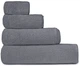 Полотенце махровое MBM HOME для ванной 30x50 см Нежность Серый (BT-11 S GRAY) - изображение 3