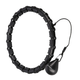 Zestaw HMS Hula hop HHW02 czarny z wypustkami i obciążnikiem + pas BR163 czerwony (5907695552805) - obraz 2