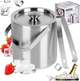 Wiaderko do lodu Vilde ze szczypcami stalowe termiczne 1.3 l (5904316481674) - obraz 9
