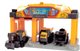 Zestaw do zabawy Dickie Toys Budowlana mikrostacja Volvo 3 pojazdy z efektem dźwiękowym i świetlnym 3725010 (4006333094125) - obraz 1