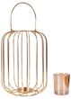 Lampion Home Styling Collection na świeczkę metalowy złoty 21.5 cm (8719987975622) - obraz 9