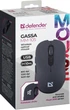 Миша Defender Gassa MM-105 Black (52105) (7191277) - зображення 3