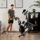 Спинбайк Hop-Sport HS-045IC Bravo Black (маховик 18 кг) до 120 кг для сайклинга - изображение 9