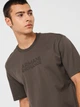 Футболка хлопковая длинная мужская Armani Exchange 253105017 2XL Коричневая (1159845873) - изображение 6
