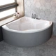Ванна акрилова кутова Radaway Keria 150x150 - изображение 2