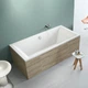 Ванна акрилова Radaway ITEA 190x90 з ніжками + сифон R135L (WA1 28 190x090U) - изображение 4