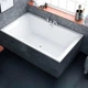 Ванна акрилова Radaway ITEA Lux 190x120 з ніжками + сифон R135L (WA1 29 190x120U) - изображение 5