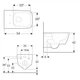 Унітаз підвісний лійкоподібний Geberit iCon Square Rimfree з кришкою, білий (201950000/571910000) - зображення 2