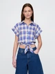 Рубашка женская GAP 893727447 S Синий/Красный ( 1159846202) - изображение 1