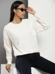 Свитшот женский Calvin Klein 421493374 L Молочный ( 1159845990) - изображение 4