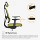 Крісло Mealux Leo Air Plus Green (арт.Y-546 KZ) Зелене - изображение 8