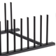 Стійка для кришок і тарілок Home Styling Collection металева чорна 34.5 x 12.5 x 12 см (8719987972706) - зображення 3