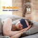 Маска массажер для сна с подогревом Relax Mask VT82-B. Повязка для сна и релакса - изображение 6