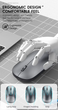 Мышь беспроводная с аккумулятором, Bluetooth блютуз компьютерная мышка DS-M-280 Черная - изображение 5