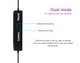 Зовнішній мікрофон петличний для телефону, смартфона, камери, ПК Microphone Мamen KM-D2 - зображення 8