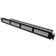 Патч-панель 19" 24xRJ-45 UTP, кат. 6a, с задним организатором с пластиковыми шторками, LW L&W ELECTRONICAL LW-PP74 - изображение 1