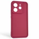 Чехол силиконовый Soft Touch для Xiaomi Redmi Note 14 4G EU бордовый (Полная защита камеры) - изображение 1