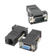 Удлинитель Kebidu VGA по RJ45 витой паре пассивный папа-мама UTP до 30 м - изображение 4