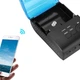 Термопринтер Zjiang мобильный POS Bluetooth 4.0 чековый принтер 58 мм - изображение 8