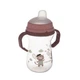 Кружка тренувальна з силіконовим носиком FirstCup 250 мл BONJOUR PARIS Canpol babies Рожева (5901691870000) - зображення 3