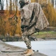 Прочный Пончо - Дождевик с капюшоном / Водозащитный плащ пиксель размер универсальный 145х120 см - изображение 5