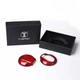 Карбоновый чехол для ключа T-Carbon Mini Paceman Cooper Countryman Clubman Cabrio Red - изображение 2