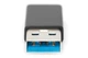 Адаптер Assmann USB A - USB-C AK-300524-000-S Black - изображение 4