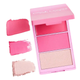Палетка румяна и хайлайтер для лица, губ, век Pear Nova Cheek Palette Pink 12 г - изображение 2