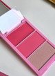 Палетка румяна и хайлайтер для лица, губ, век Pear Nova Cheek Palette Pink 12 г - изображение 9