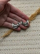 Серьги птички женские серебристого цвета, украинская этно бижутерия, символ мира и свободы - изображение 3