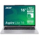 Ноутбук Acer Aspire Lite 16 Intel® Core™ i5- 1334U до 4, 6 ГГц, 16 дюймов, WUXGA, IPS, 16 ГБ DDR5, 512 ГБ SSD, графикой Intel® Iris® Xe, Pure Silver - изображение 3