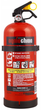Gaśnica proszkowa Ognichron 2kg GP-2x ABC z uchwytem (5907620601240) - obraz 1