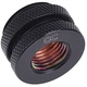 Фитинг для СЖО Alphacool HF bulkhead connector passthrough G1/4 - deep black (17069) - изображение 1