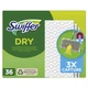 Сухие салфетки-запаски к швабре для уборки дома со свежим ароматом Swiffer Anti-Staub Dry Refills Ambi Pur 36шт / уп - изображение 2