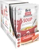 Упаковка влажного корма Brit Care Soup Salmon для кошек суп с лососем 75 г 15 шт. (2700000048252) - изображение 1