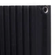 Трубчастий радіатор Betatherm Quantum BQ 2 500X845 чорний - изображение 3