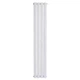 Вертикальний дизайнерський радіатор Arttidesign Livorno II 4/2200/272/50 білий матовий - изображение 2