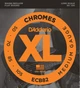 Струни для бас-гітари D'Addario ECB82 Chromes Flatwound Medium 50/105 - зображення 1