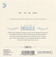 Струны для укулеле D'Addario EJ65TLG Clear Nylon Tenor Ukulele Strings 28/29 - изображение 2