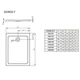 Душовий піддон Radaway Doros F 1200x700x55 Білий (SDRF1270 01) - изображение 2